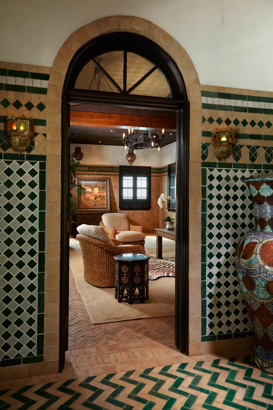 Curved Doorway Moroccan Inspired Interior Design
