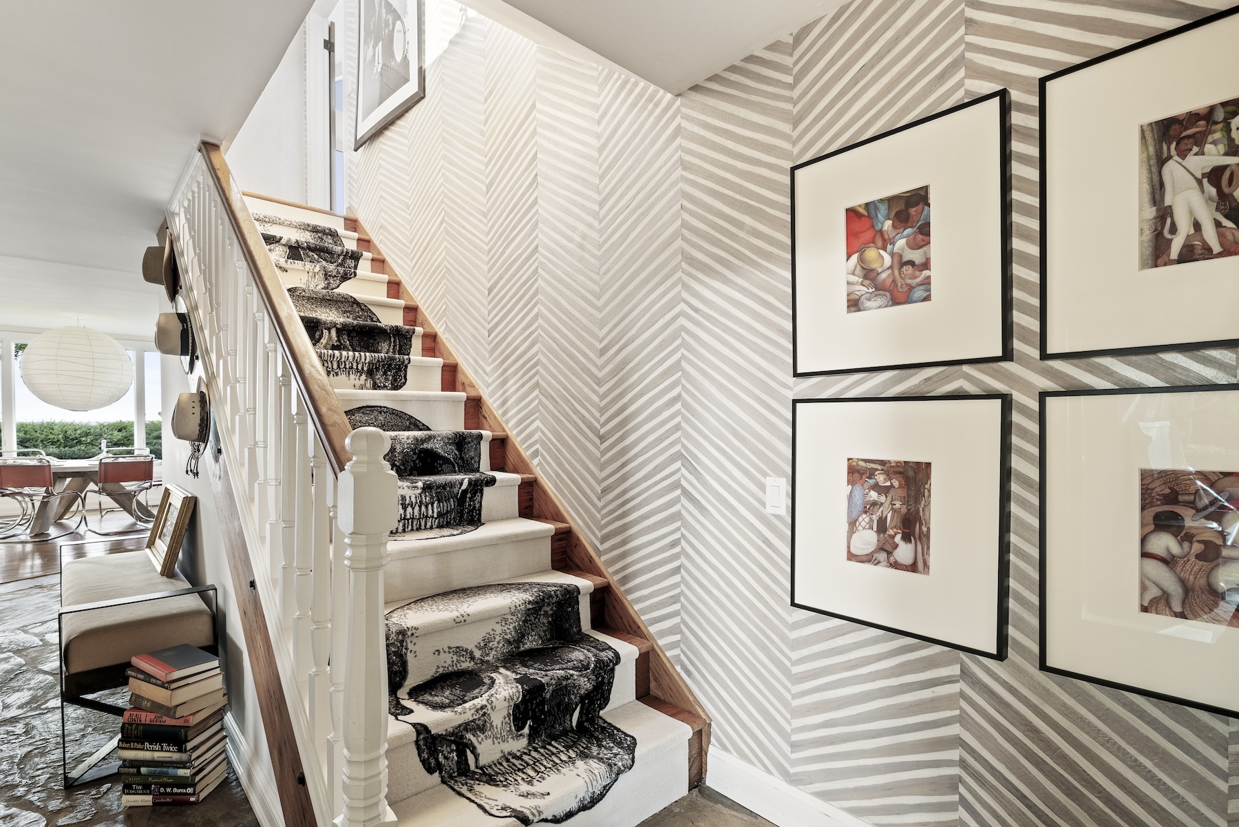 Skull Stair Runner Rug