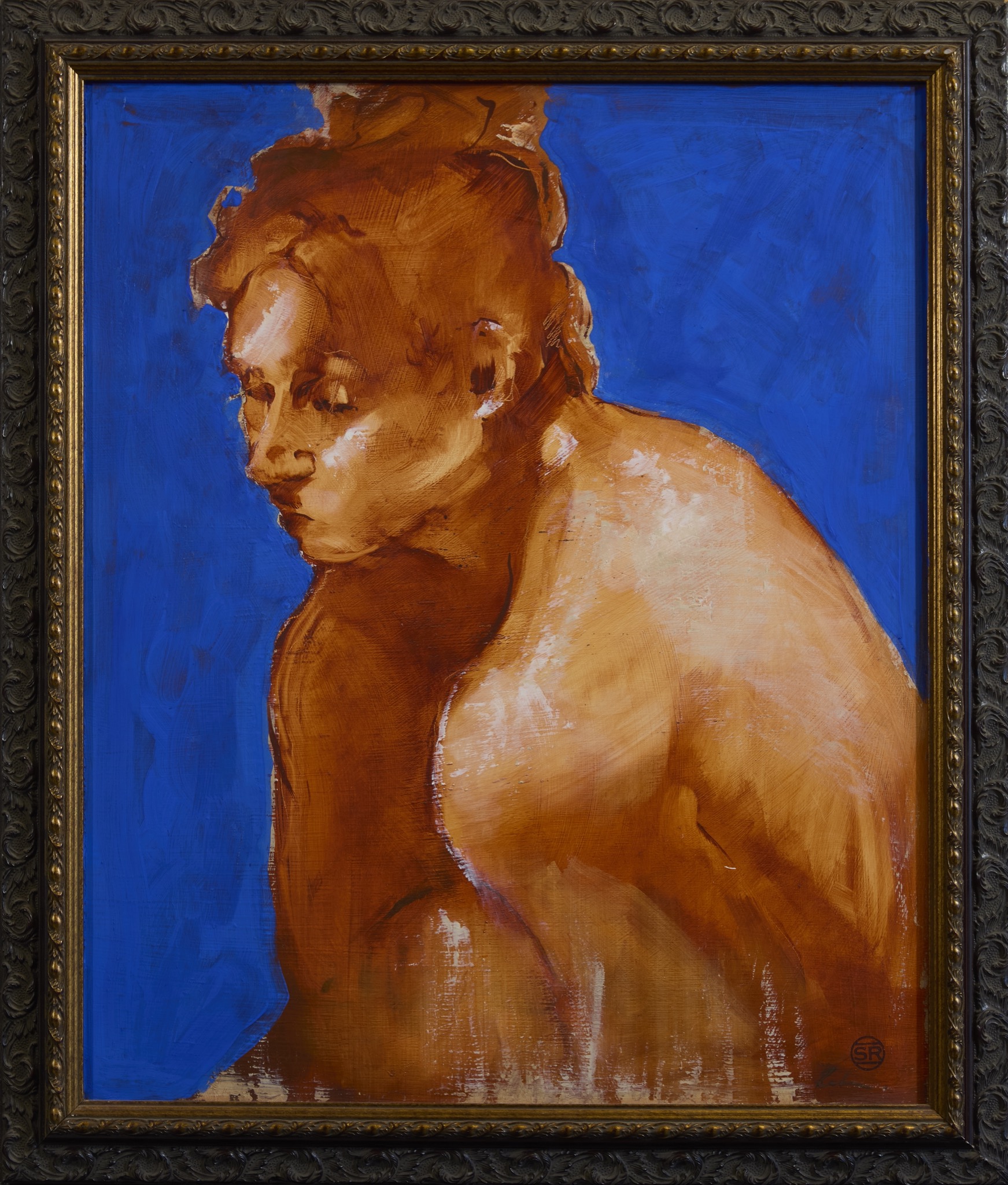 Contemplation in Blue