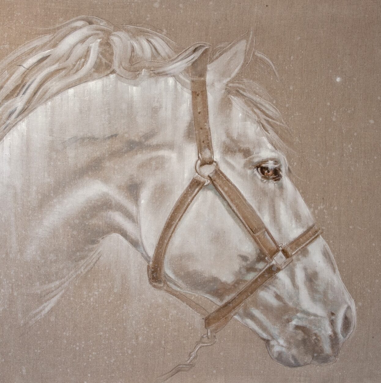 Grey on Linen