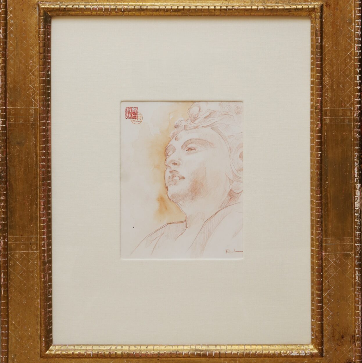 Study of Quan Yin Terra Cotta Statue
