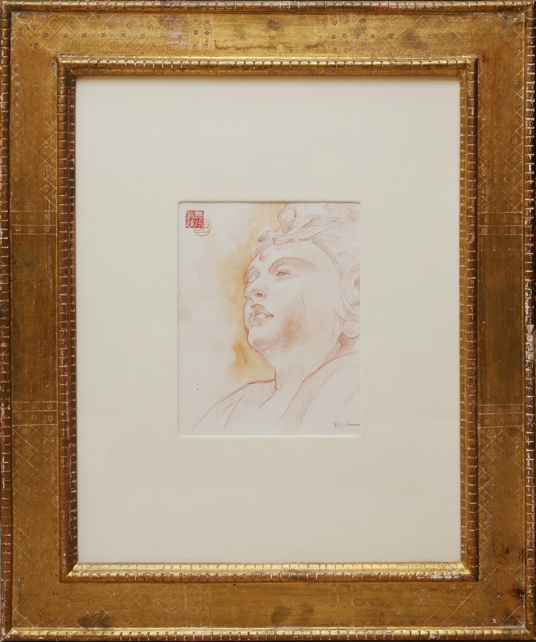 Study of Quan Yin Terra Cotta Statue