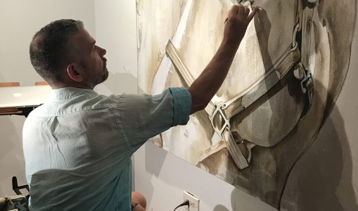The Canvas Matters: Why I Paint on Raw Belgian Linen
