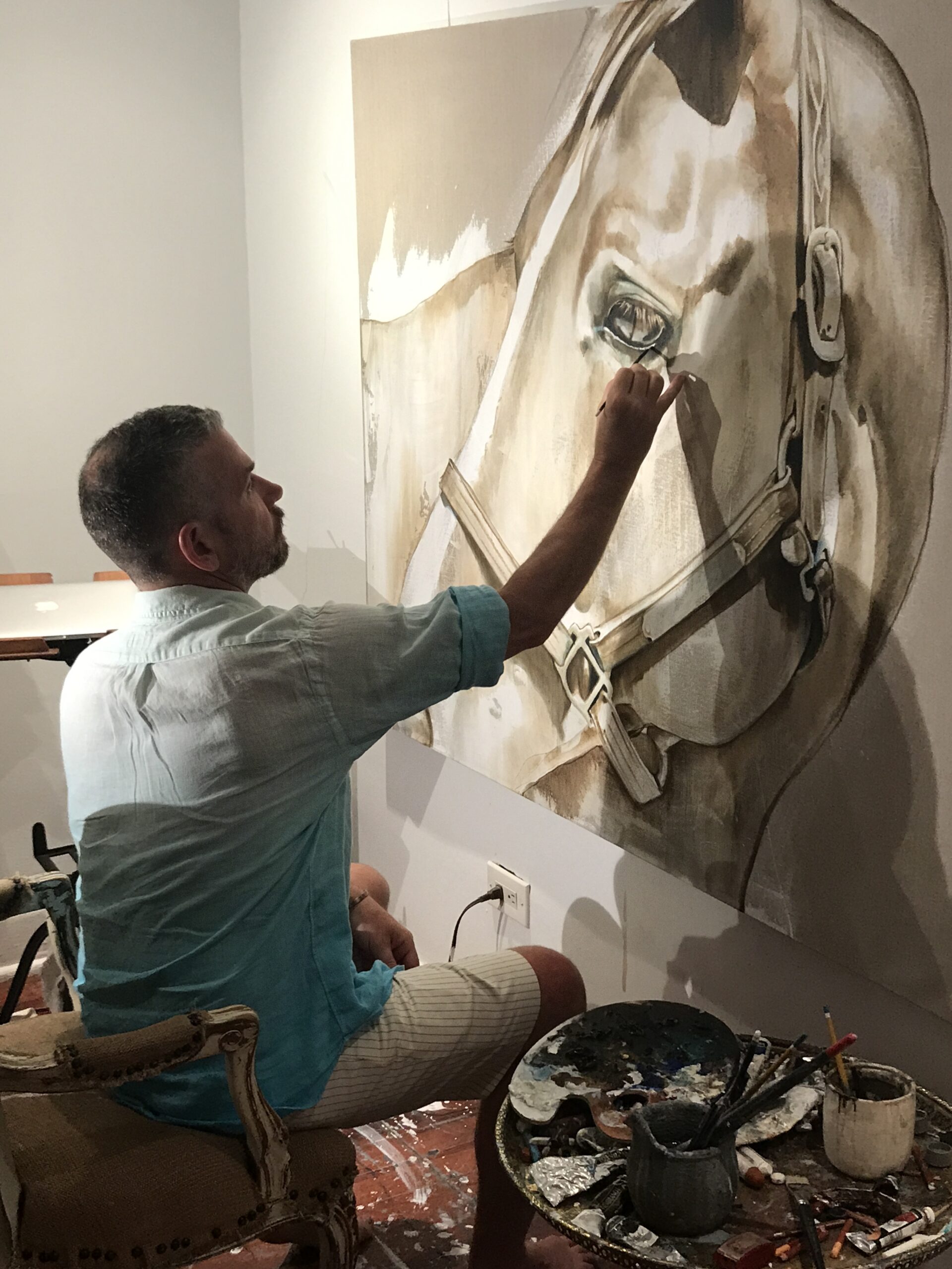 The Canvas Matters: Why I Paint on Raw Belgian Linen